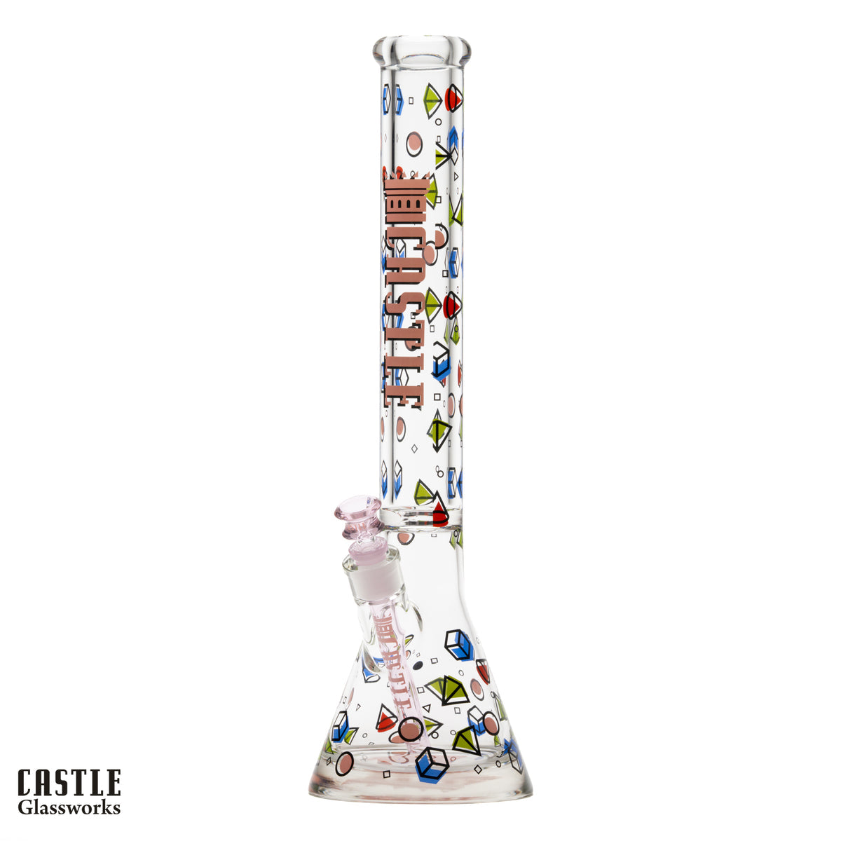 18" SHAPES TRADITIONAL STYLE BEAKER BONG
