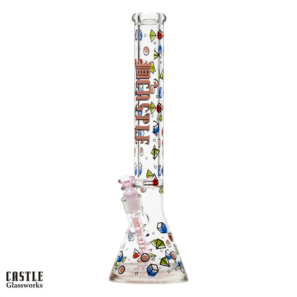 18" SHAPES TRADITIONAL STYLE BEAKER BONG
