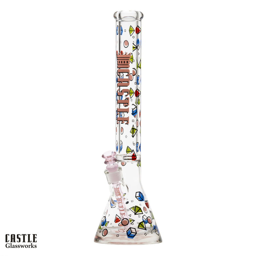 18" SHAPES TRADITIONAL STYLE BEAKER BONG