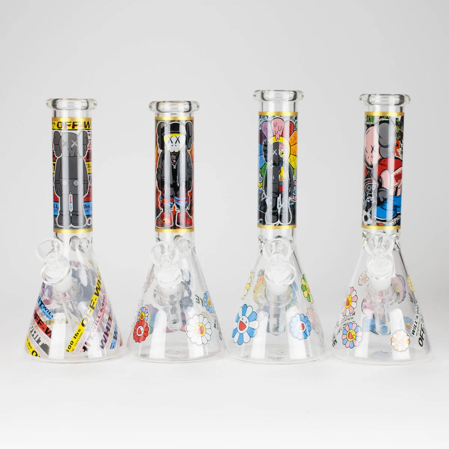 10" Beaker Bong Assorted Designs
