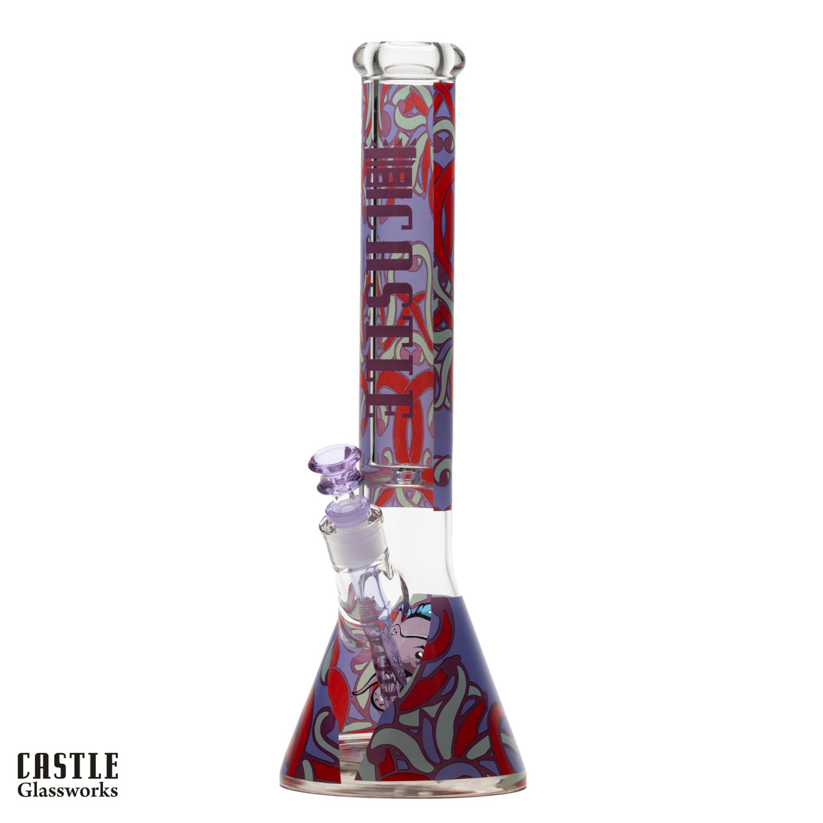 16" OCTOPUS BEAKER BONG- 9MM THICK GLASS