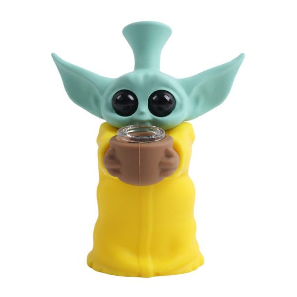 Baby Yoda Silicone bong