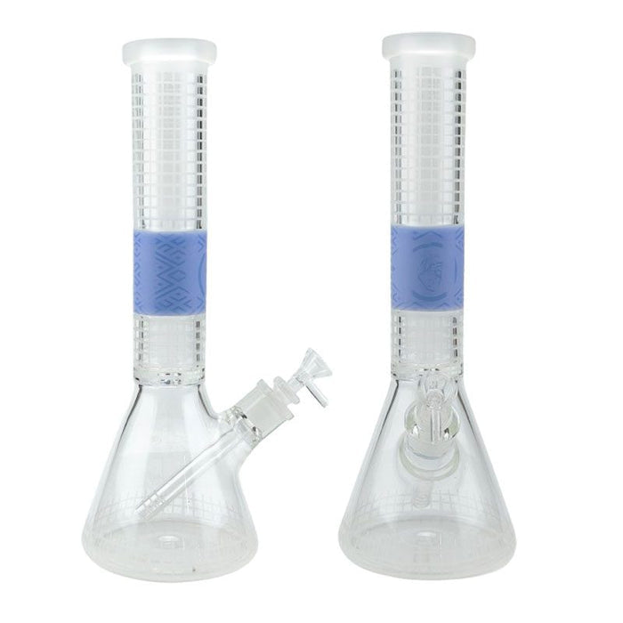 14″ 7mm Deep Sand Blasting Beaker Glass Bong
